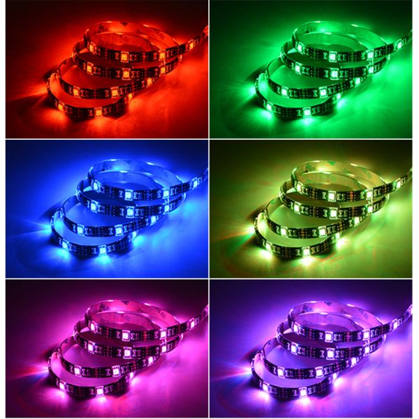 5050SMD IP68 Холодная белая светодиодная лента 5000 мм Клейкая задней светодиодной ленты