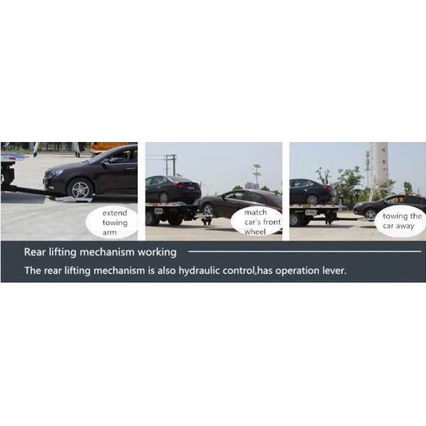 Тонны 5,6 аварийного вредителя планшетные ДОНГФЭНГ 4 эвакуатора измеряют несущую автомобиля 120хп