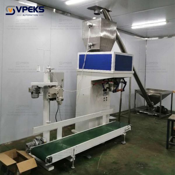 Semi Automatic Bagging Machine For 10-50kg Bags With 400-600bags/Hr Speed