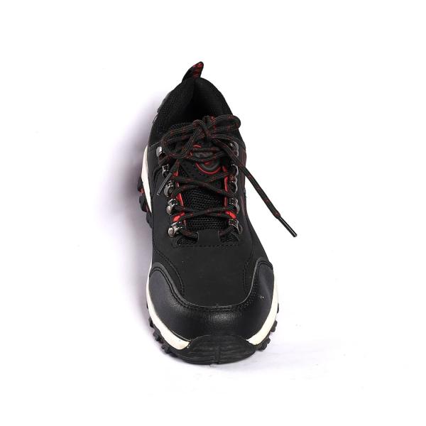 Steel Toe Lace up Slip Oil Resistance Microfiber Leather Upper Unisex Fit Worker Safety Shoes