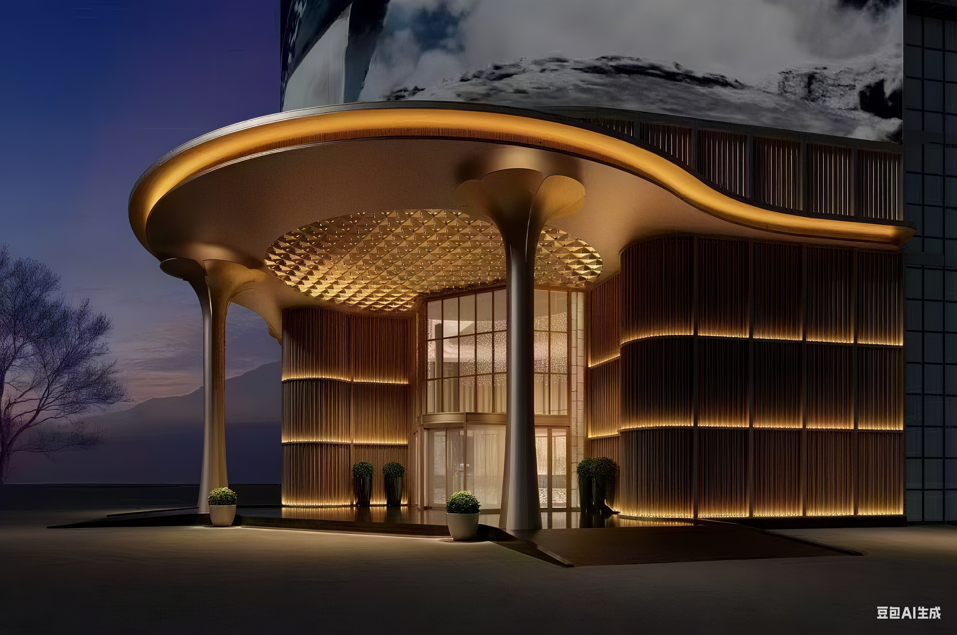 2Panneaux simples en aluminium décoratif de 0,5 mm d'épaisseur pour les vitrines des hôtels