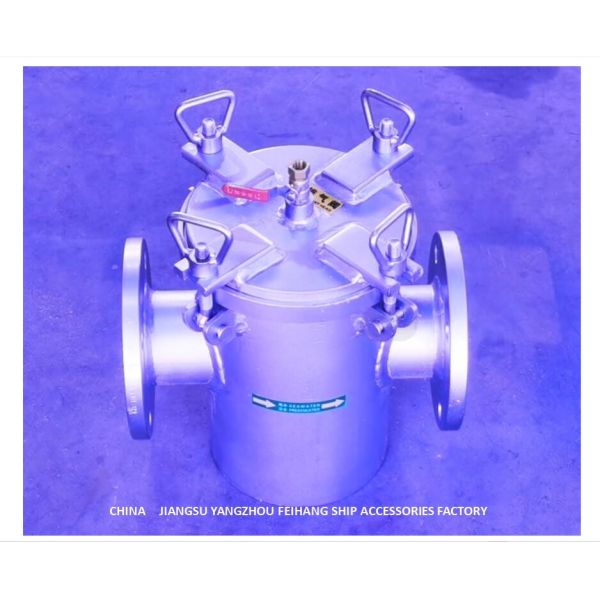 Filtre d'eau brut d'aspiration pour l'orifice d'admission de pompe auxiliaire d'eau de mer A80 CBM1061-81 Marine Sea Water Strainers