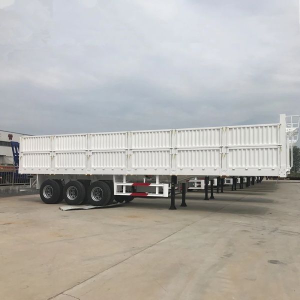 50 Ton Sidewall Fence Freight Truck Trailer Semi Trailer ABS Anti-lock Braking System 1