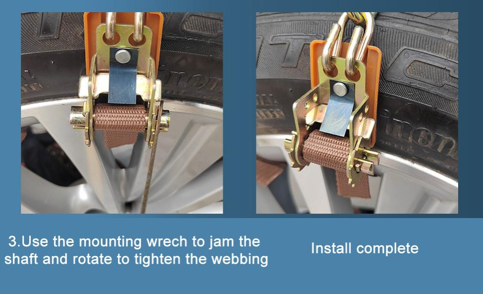 Durable New Style Universal Anti-Skid Snow Chains Exterior Accessories with Coarse Manganese Steel