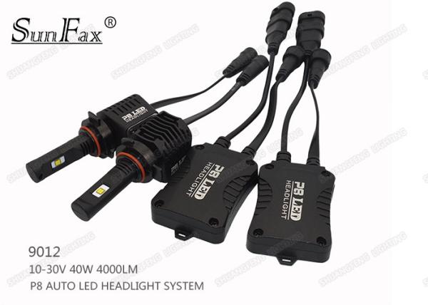 DC10 - 30V 40W Automotive LED Headlights H4 4000LM 6000k IP68 For Trucks