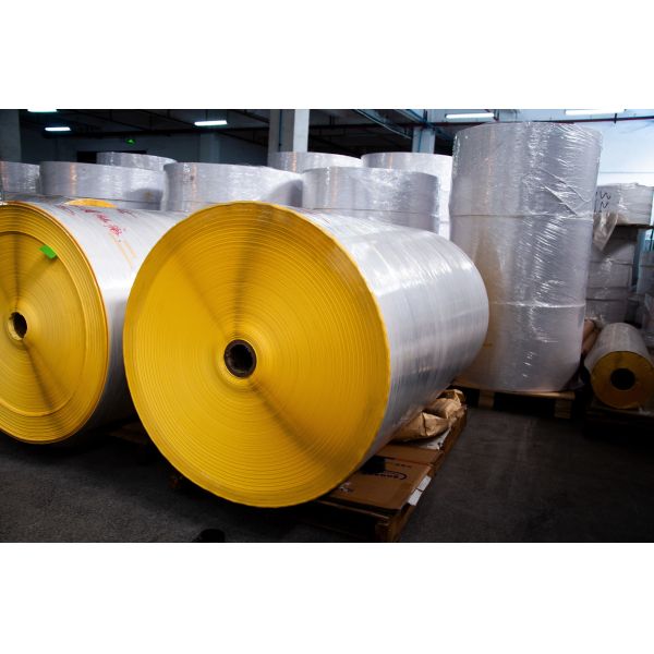 Digital Printing Silicon Glassine Release Paper Blue / Yellow / White for Stickers