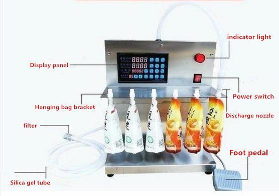 Stand up Spout Bag Sachet Water Pouch Filling Machine