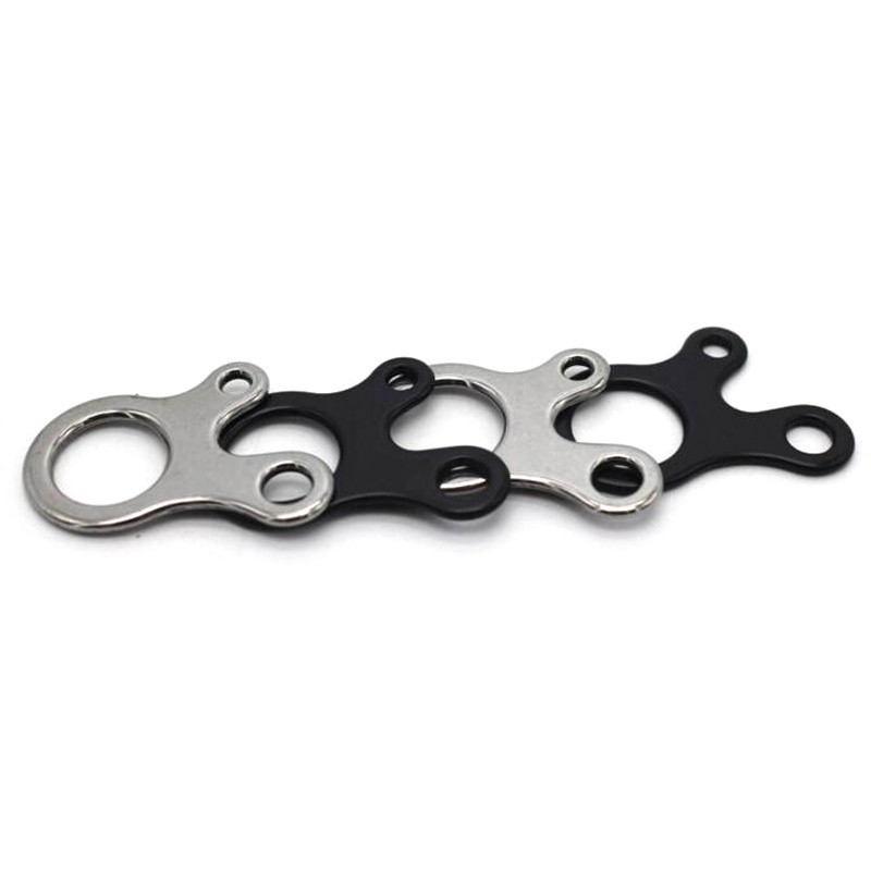 3 Holes Stainless Steel Quick Knot Tent Wind Rope Buckle Tightening Hook for Campsite