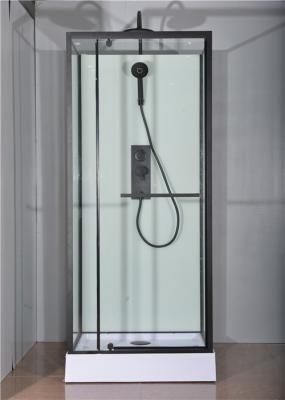 Fashion Pivot Door， Corner Shower Stalls , Square Shower Cabin with  white  acrylic tray