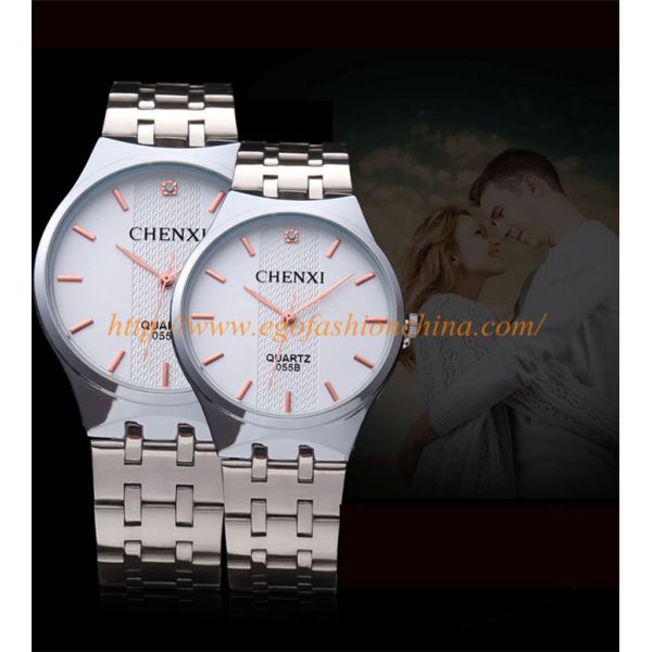 055B Couple Watch Fashion Jewelry Wholesale Watch Quartz Women's Watch Female Wristwatch