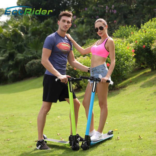 2 Wheel Foldable Electric Scooter For Adults , Multi Color Folding Travel Scooter