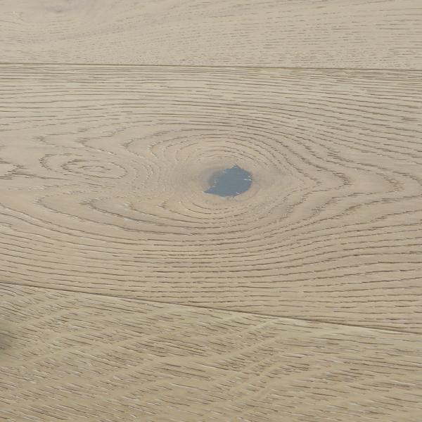 Popular Brushed White Washed UV Lac Oak Engineered Wood Flooring, Thickness 15/4mm