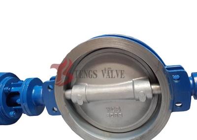 Carbon Steel WCB Three Eccentric Butterfly Valve , Wafer Type Butterfly Valve