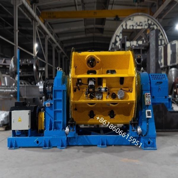 Machine d'armure de type cadre rigide 12+18+24, tension électromagnétique en ligne, conducteur de secteur ou rond en aluminium