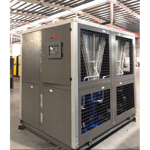 Промышленный охлаждаемый воздухом охладитель воды для линии экструзирования пластмасс мощностью 92,4 кВт
