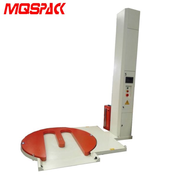 Semi Automatic Pallet Stretch Wrapping Machine With M Type Turntable