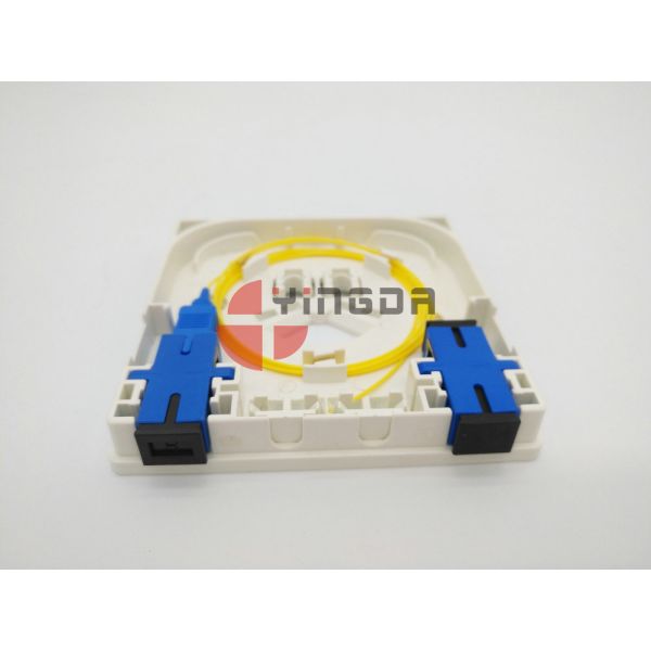 2 Port Fiber Optic Termination Box With SC/APC fiber optic junction box