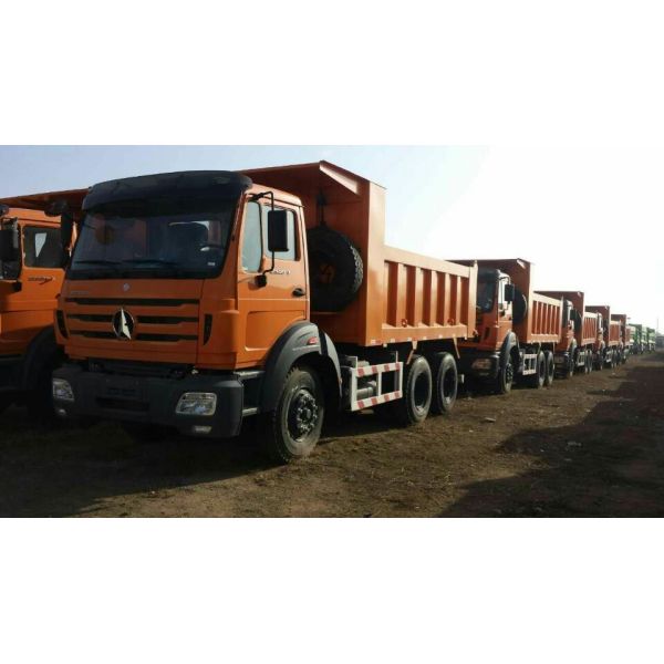 New 375hp Beiben Truck Heavy Duty Dump Truck Front Lifting Manual Type Transmission