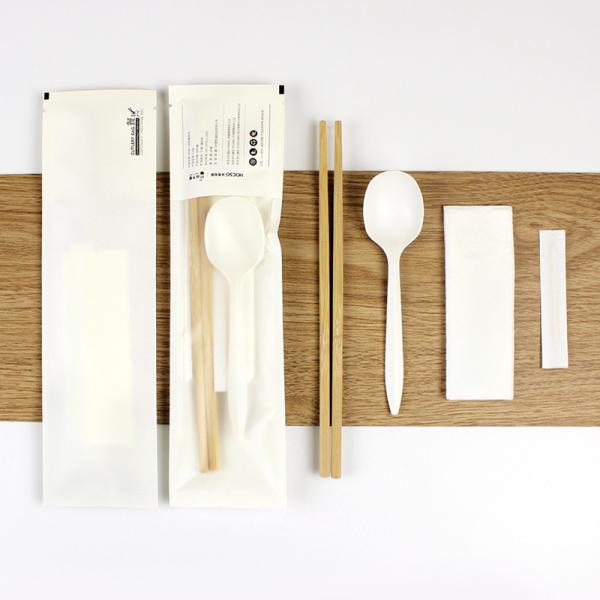 Free Design Eco-Friendly Disposable Cutlery Packaging with Fork and Spoon Chopsticks