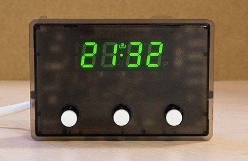 Дисплей числа 7 СГС 4 приведенный этапом для управления таймера печи цифров