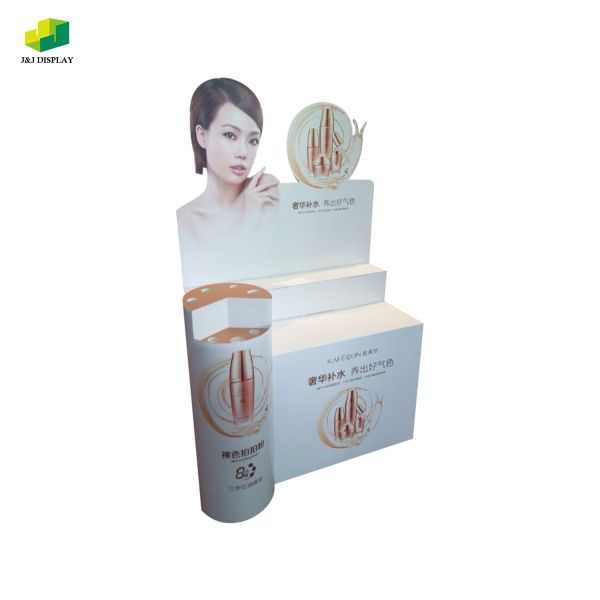 Recycled Materials Retail Floor Display Stand Folding Customized