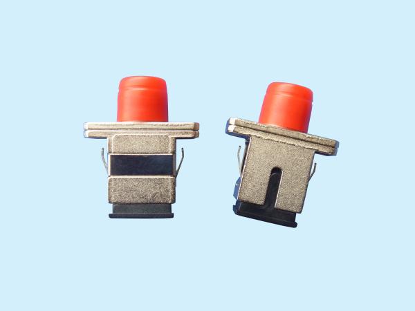 Shuttered SC Fiber Optic Connectors / Custom Material Fc Sc Adapter