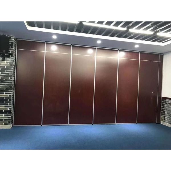Aluminum Sliding Ceiling Tracks System Folding Partition Walls For Conference Room