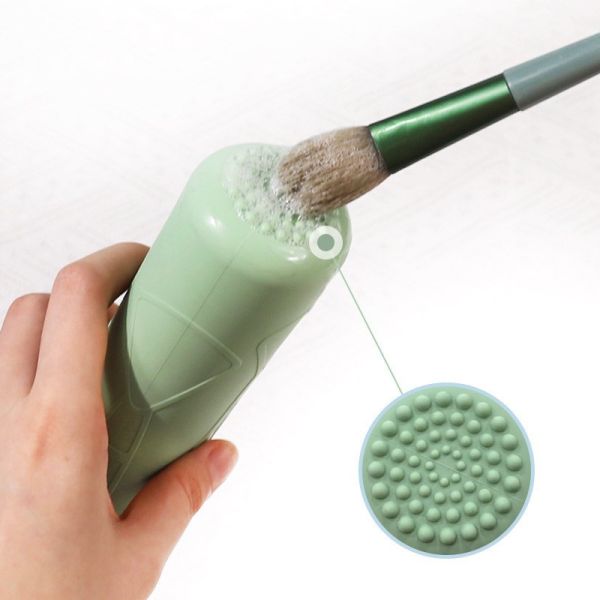 Выскальзывание Washable прочного держателя случая щетки макияжа силикона анти-