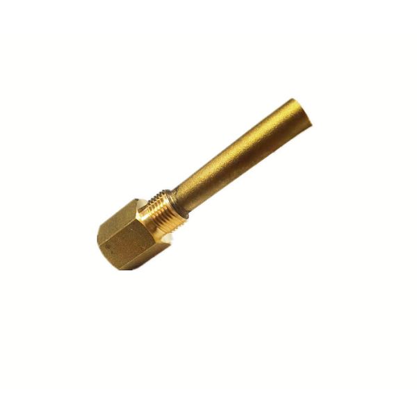 100mm Dive Brass Tube Fitting Welded For Pressure Gage