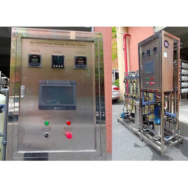 Fully Automatic Electric Control Valve Water Purifier Machine 500LPH RO System Water Treatment Equipment