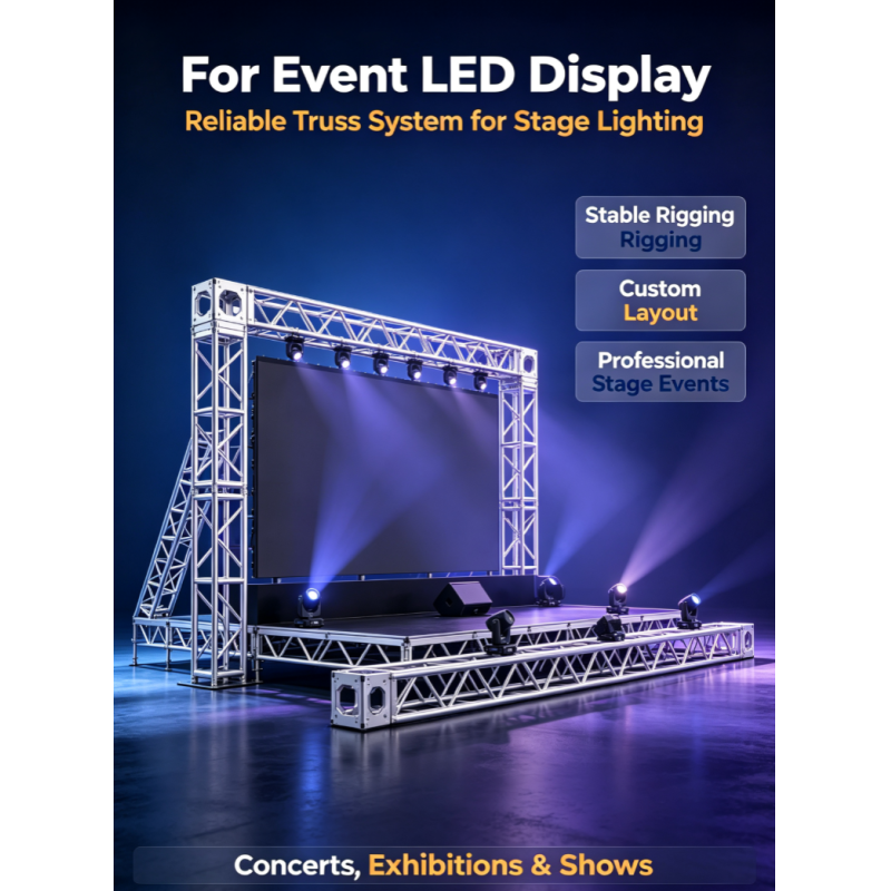 290x290mm Spigot Truss | 6082-T6 | Quick Connect Stage