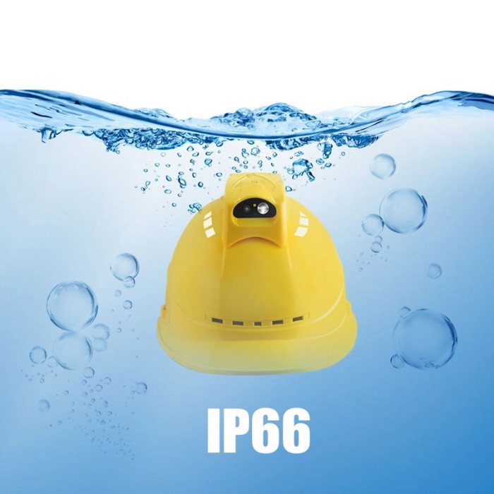 4G Live Steam Split Helmet с камерой, установленной на защитном шлеме для строительных горных работ