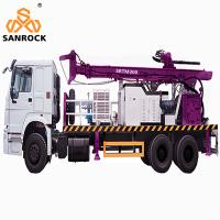 Puits d'eau monté par camion hydraulique forant la machine de Rig Multifunctional Water Well Drill