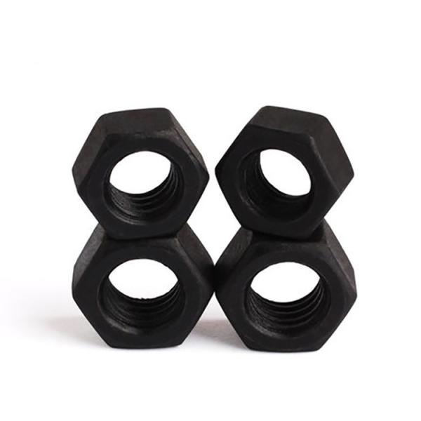 ISO9001 Certified A194-2H Blackened Thickened Nut for High Strength and M2-M30 Sizes
