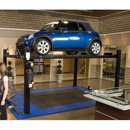 PJS Residential Car Parking Lifts Four Post 2 Level Parking Lift