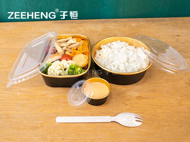 Premium 230gsm Gold Paper Bowl with Leakproof Design and Free Samples for Elegant Food Presentation