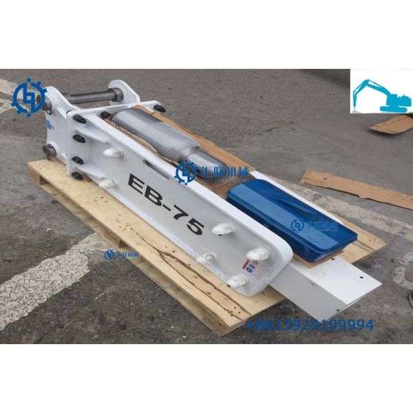 Burin hydraulique durable 75mm de marteau de briseur diamètre EB75 de tuyau de