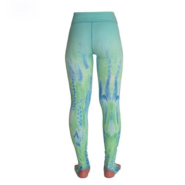 Stylish Stretchable Wide Waist Sublimation Yoga Pants Yoga Activewear Full Length