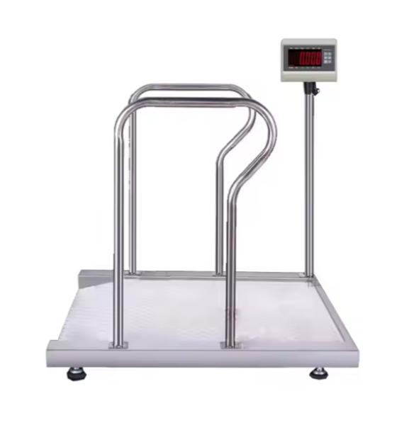 Báscula de pesaje para sillas de ruedas digital para hospitales, báscula de banco multifunción, 300 kg