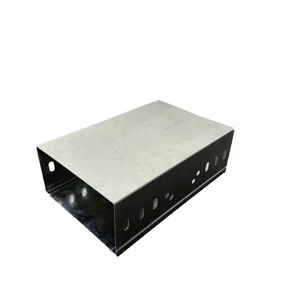 Indoor painted cable tray in Black with End Caps accessories