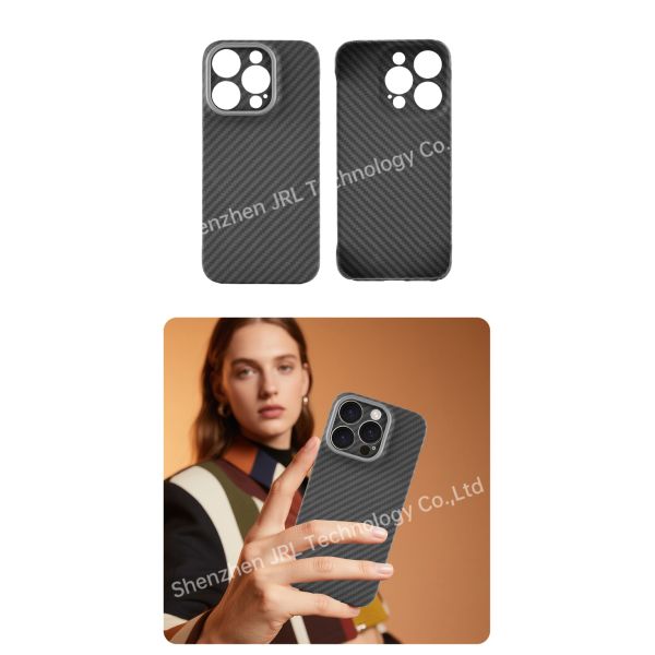 Customized Cutouts Magnetic Design Aramid Fiber Phone Case For iPhone 17 Pro Max