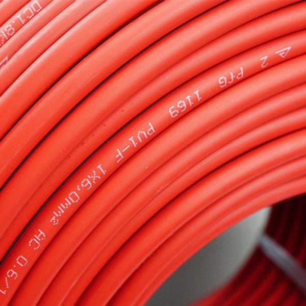 UV Resistance Solar PV Cable , 16mm² PV DC Cable Low Smoke Emission