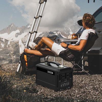 QC3.0 460Wh Portable Power Stations 500w Solar Generator Power Bank