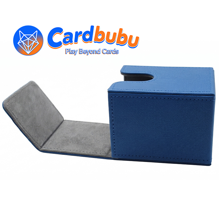 Game Leather Deck Box Magnetic Storage Case 100 Cards MTG PokéMon TCG