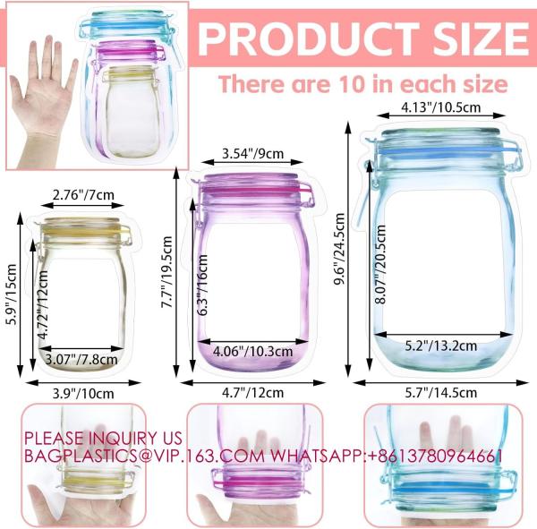 Snacks Sealed Storage Bags, Food Saver Bags Portable Christmas Cookies Nut Candies Saver