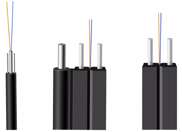 FTTH-кабель для выхода на улицу с 2-ядерным оптическим волокном G657A2