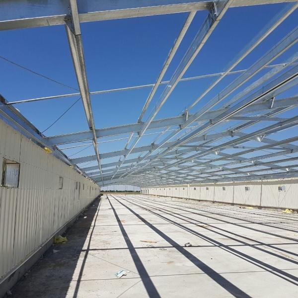 PPGL Fermes de volaille avec portes roulantes durables