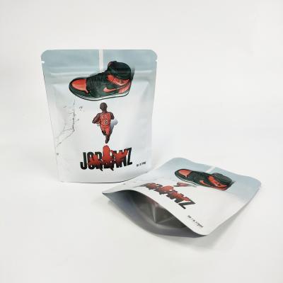 Resealable 420 Packaging 3.5g Custom Mylar Bag Soft Touch  With Zipper