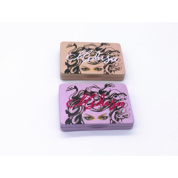 Rectangle Naked Palette  Naked 3 Eyeshadow Tin Gift Box With Embossing