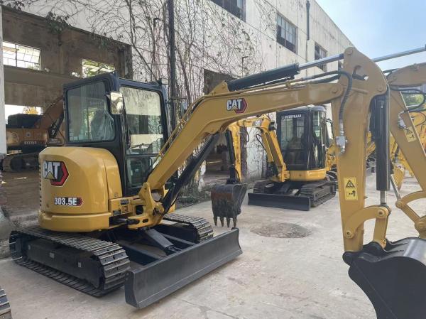 Energy Efficiency Used CAT Excavator Crawler Caterpillar 303.5 E CR Rustproof